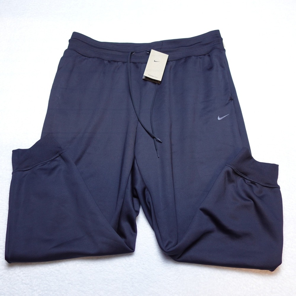 Nike Therma-FIT Womens Training Joggers 1X Black FB5433-010 Fleece Pants NWT